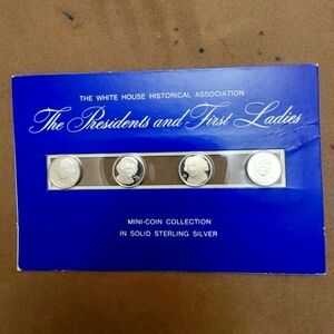 Mini-coin collection in solid sterling silver